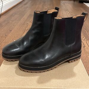 Madewell Lug-Sole Chelsea Boots